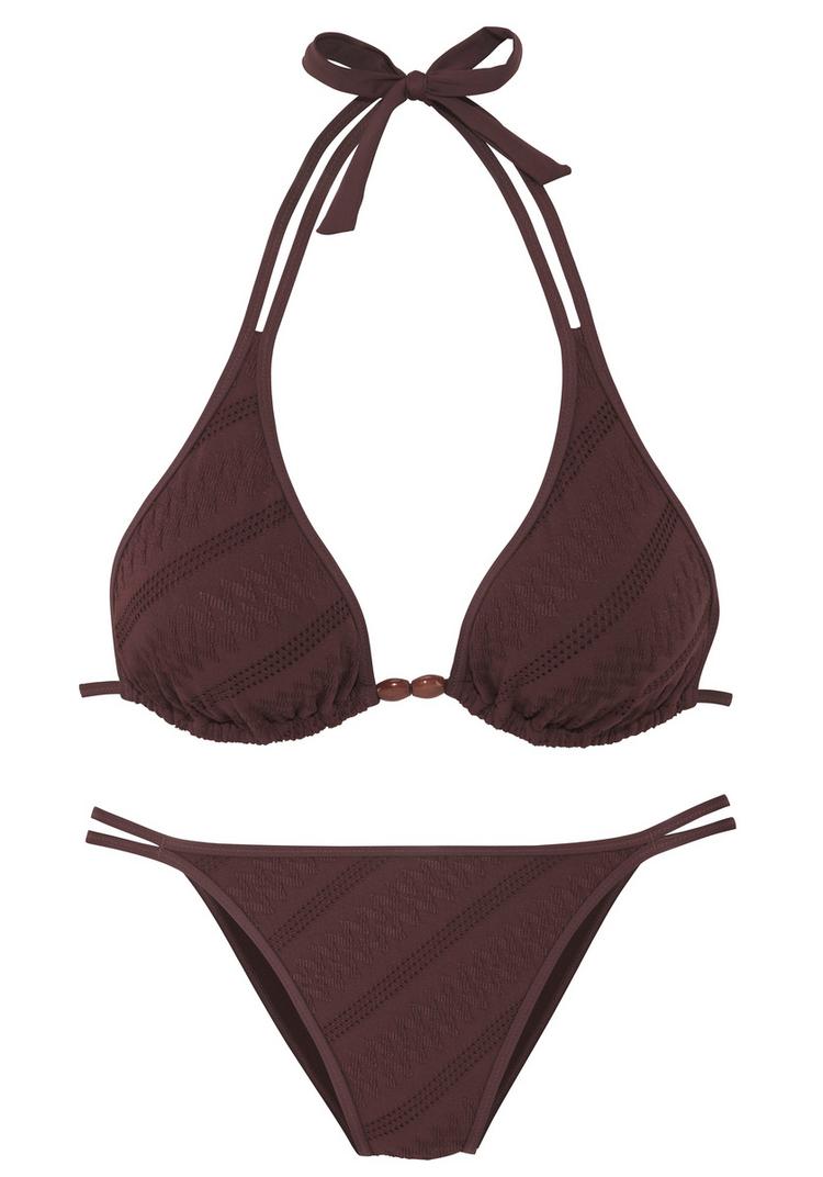 S.OLIVER S.OLIVER Triangel-Bikini Bikini Set Damen - braun - 0 | SportScheck