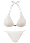 S.OLIVER Triangel-Bikini Bikini Set Damen - creme