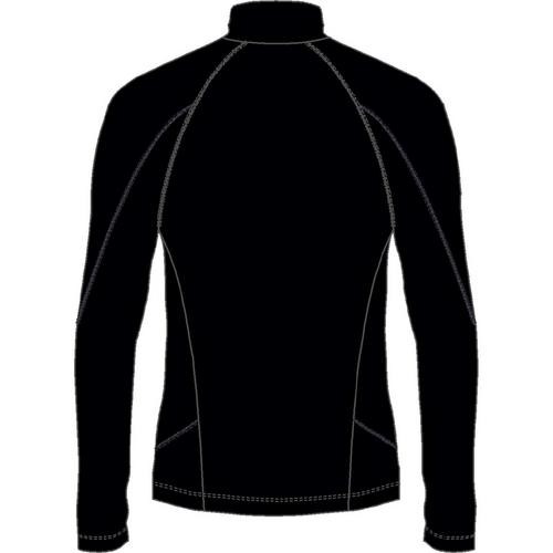 Rückansicht von Maier Sports ROGER Langarmshirt Herren Schwarz01103