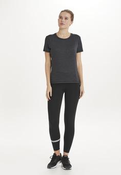 Rückansicht von Endurance Korrl Laufshirt Damen 1111 Black Melange