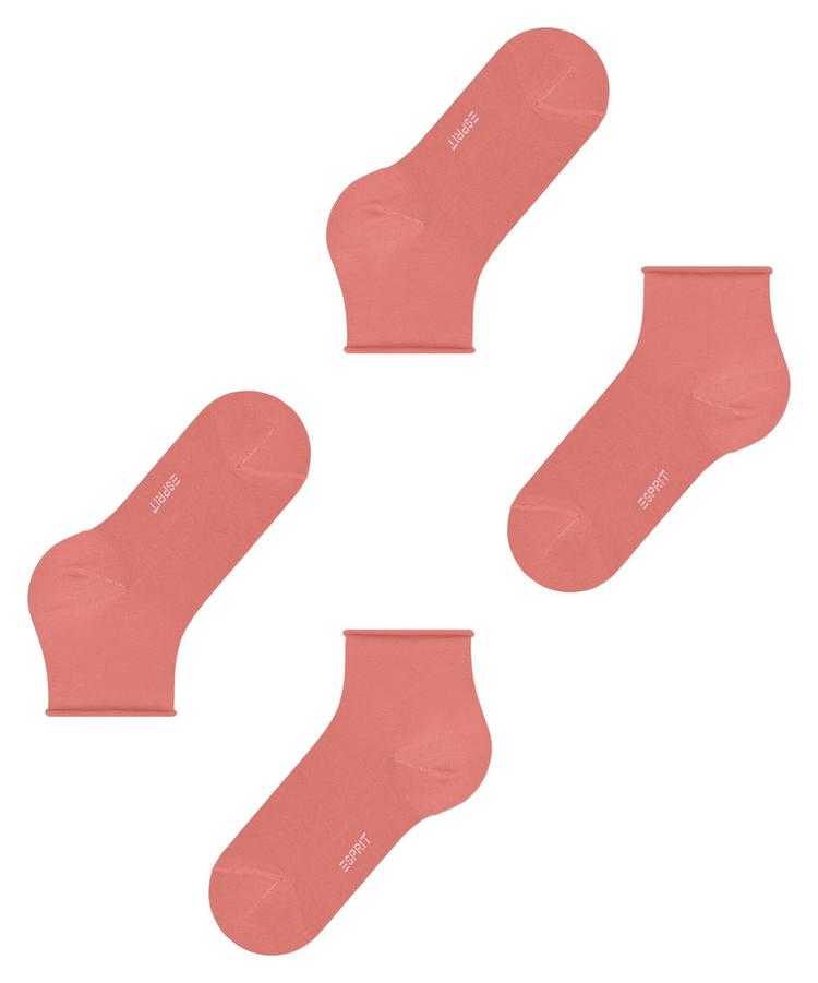 ESPRIT ESPRIT Basic Pure SSO 2-Pack Socken Damen - peach (8796) - 2 | SportScheck