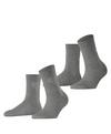 ESPRIT Heart & Love SSO  2-Pack Socken Damen - light grey (3400)