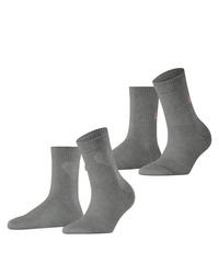 ESPRIT Heart & Love SSO  2-Pack Socken Damen - light grey (3400)