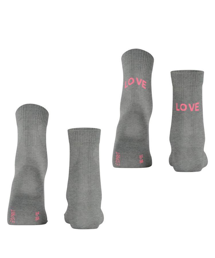 ESPRIT ESPRIT Heart & Love SSO  2-Pack Socken Damen - light grey (3400) - 0 | SportScheck