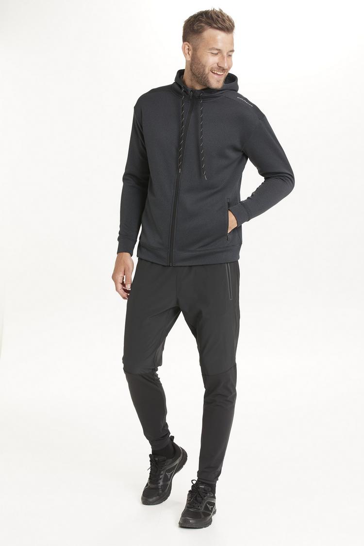 Endurance Endurance Dereff Sweatjacke Herren - 1111 Black Melange - 0 | SportScheck