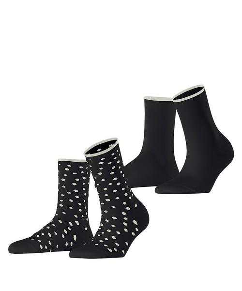 ESPRIT Sketched Dot 2-Pack Socken Damen