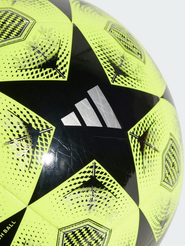 adidas adidas UCL 24/25 Knockout Phase Club Ball Fu&szlig;ball - Solar Yellow / Black / Silver Metallic - 1 | SportScheck