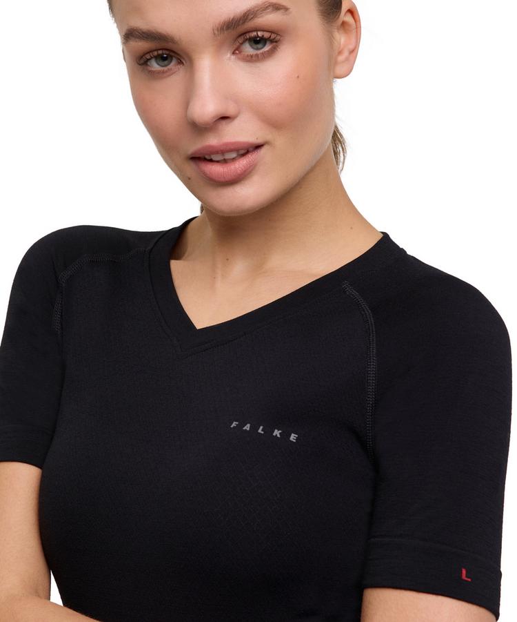 Falke Falke Light Shortsl. Shirt Regular T-Shirt Damen - black (3000) - 3 | SportScheck