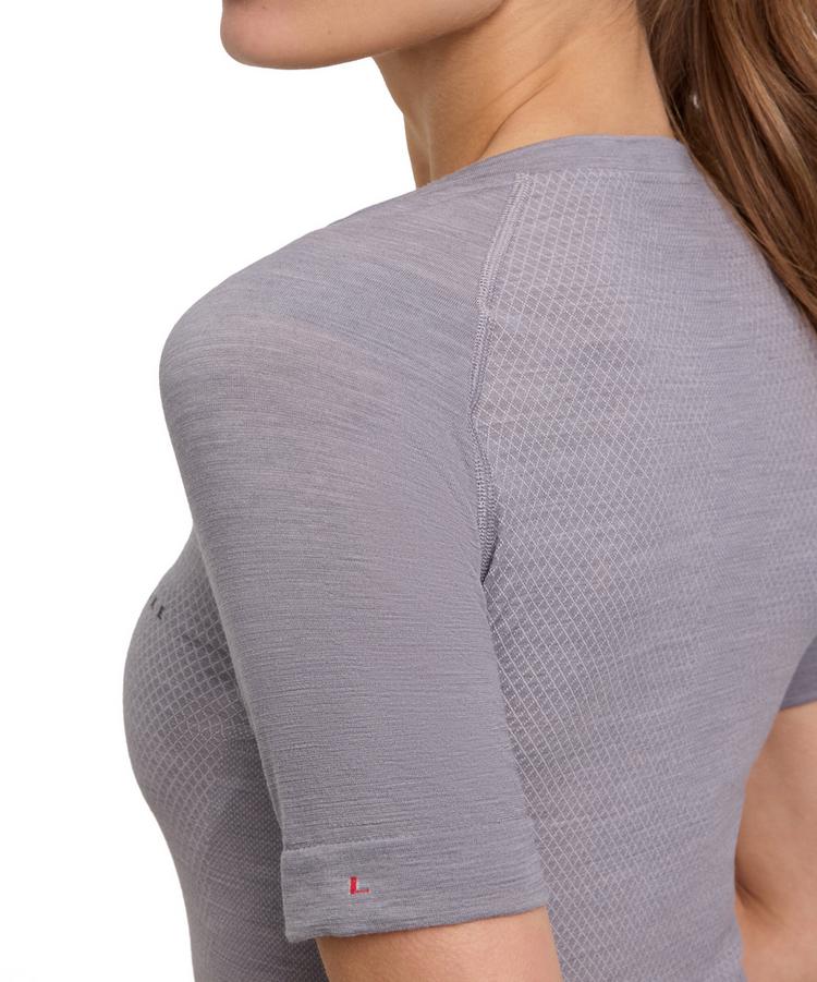 Falke Falke Light Shortsl. Shirt Regular T-Shirt Damen - grey-heather (3757) - 2 | SportScheck