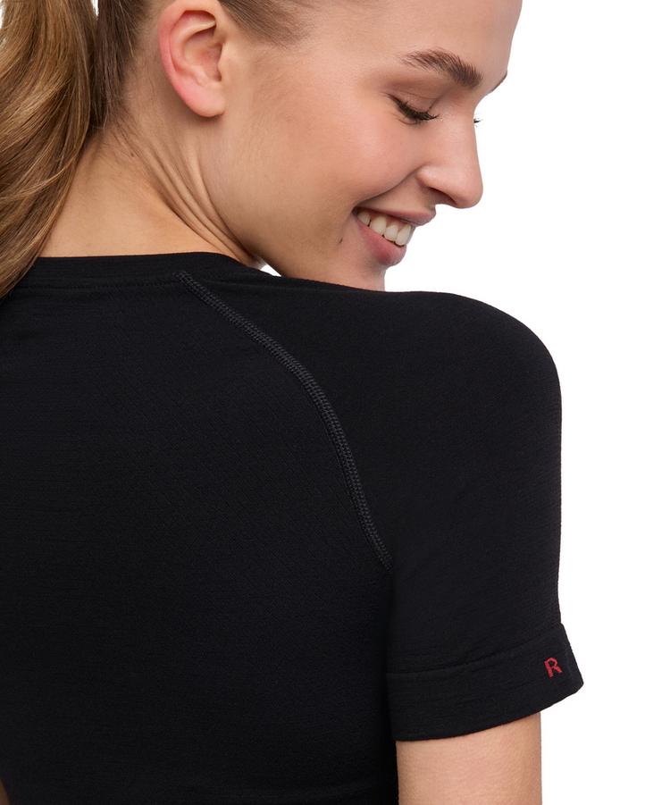 Falke Falke Light Shortsl. Shirt Regular T-Shirt Damen - black (3000) - 2 | SportScheck