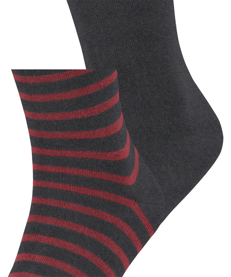ESPRIT ESPRIT Fine Stripe  2-Pack Socken Herren - anthra.mel (3081) - 1 | SportScheck
