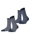 ESPRIT Fine Line  2-Pack Socken Damen - sortiment (0040)