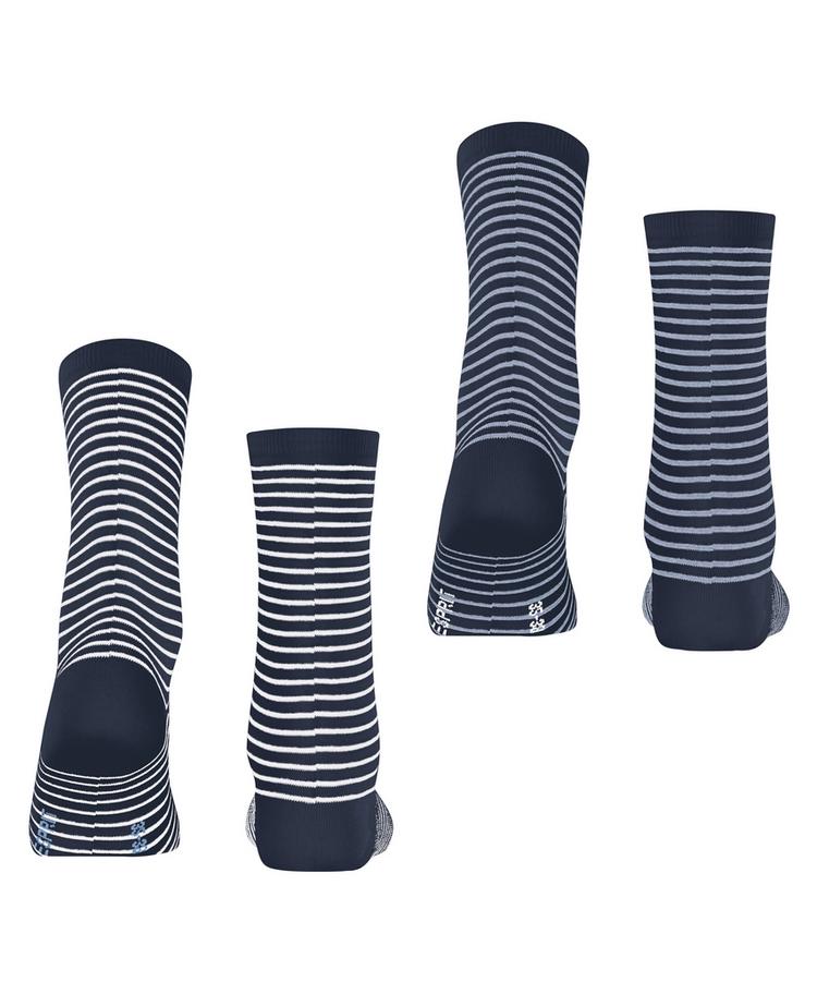 ESPRIT ESPRIT Fine Line  2-Pack Socken Damen - sortiment (0040) - 0 | SportScheck