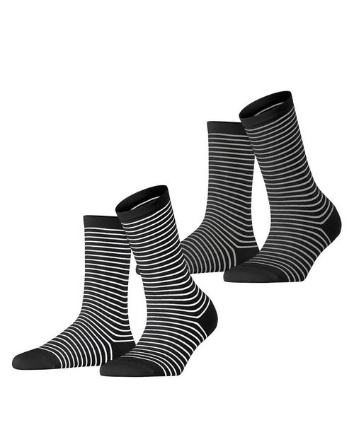 ESPRIT Fine Line  2-Pack Socken Damen