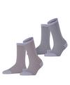 ESPRIT Fine Line  2-Pack Socken Damen - sortiment (0060)