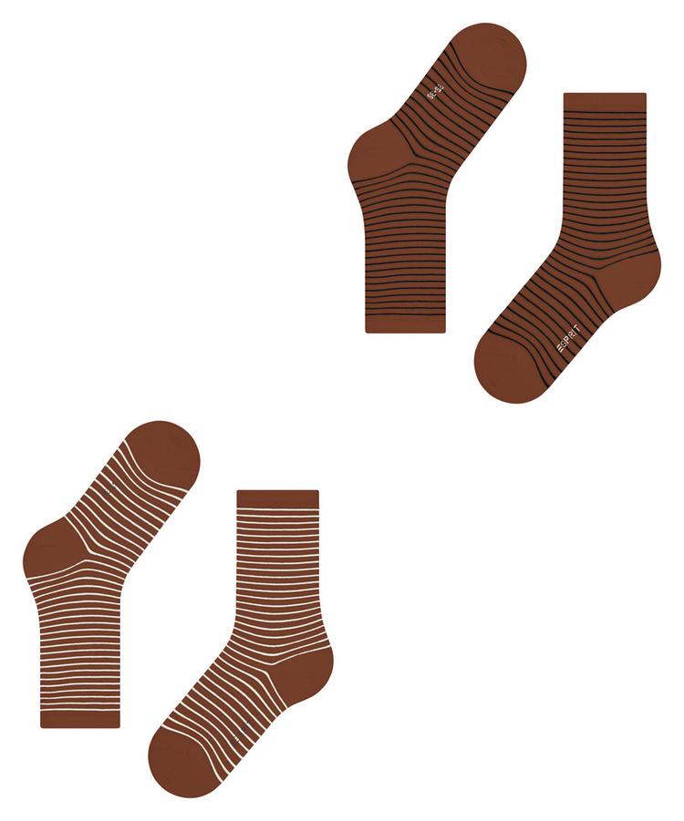 ESPRIT ESPRIT Fine Line  2-Pack Socken Damen - sortiment (0080) - 2 | SportScheck