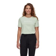 Rückansicht von Mammut CORE Logo T-Shirt Damen silver sage