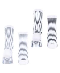 Rückansicht von ESPRIT Fine Line  2-Pack Freizeitsocken Damen sortiment (0110)