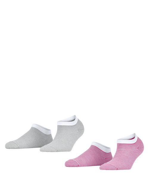 ESPRIT Allover Stripe   2-Pack Socken Damen