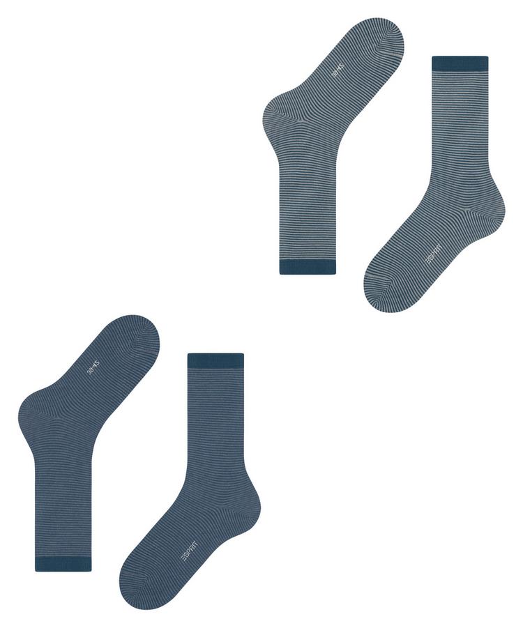 ESPRIT ESPRIT Allover Stripe  2-Pack Socken Herren - sortiment (0060) - 2 | SportScheck