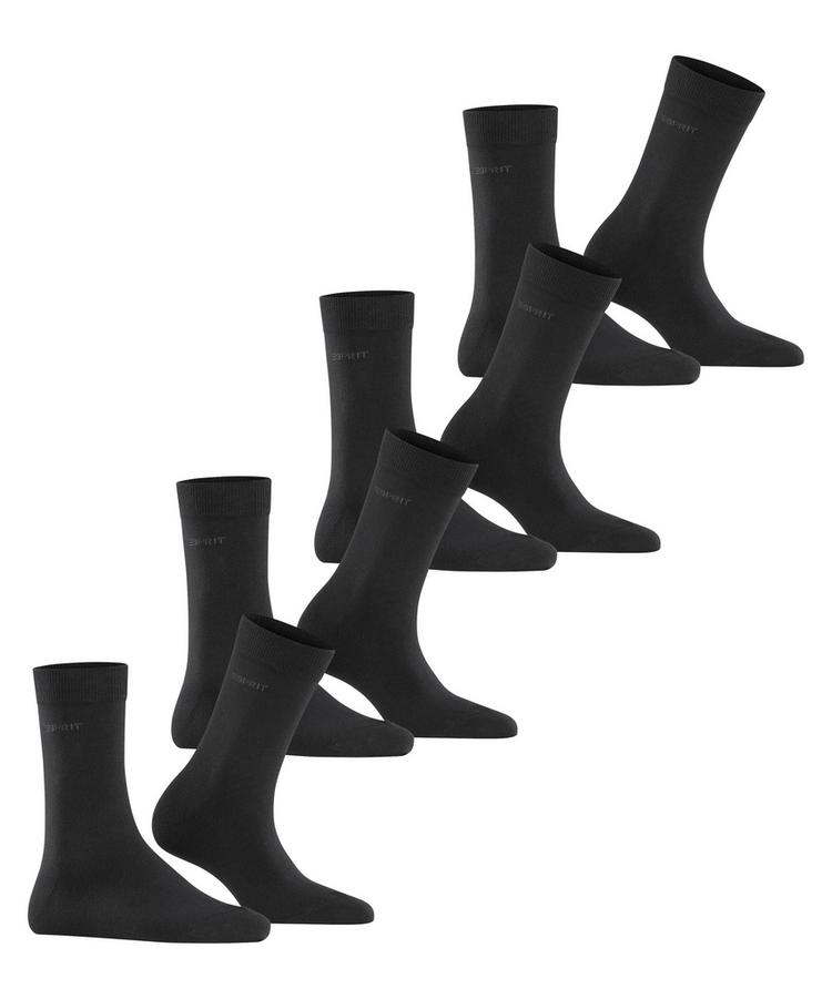 ESPRIT ESPRIT Solid SO 4P Socken Damen - black (3000) - 0 | SportScheck