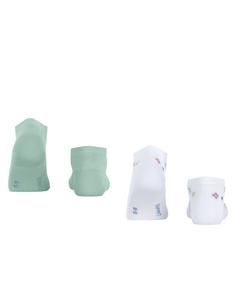 Rückansicht von ESPRIT Spring Flowers  2-Pack Freizeitsocken Damen sortiment (0010)
