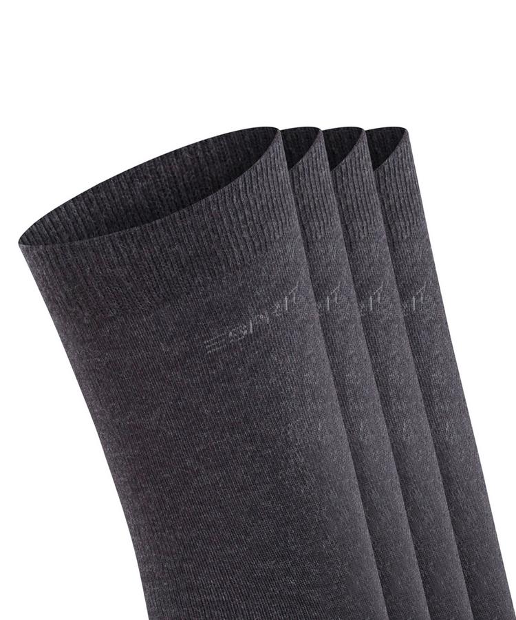 ESPRIT ESPRIT Solid SO 4P Socken Damen - anthra.mel (3080) - 1 | SportScheck