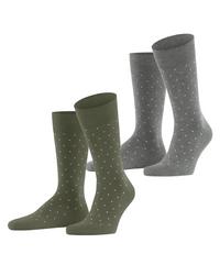 ESPRIT Fine Dot  2-Pack Socken Herren - sortiment (0030)