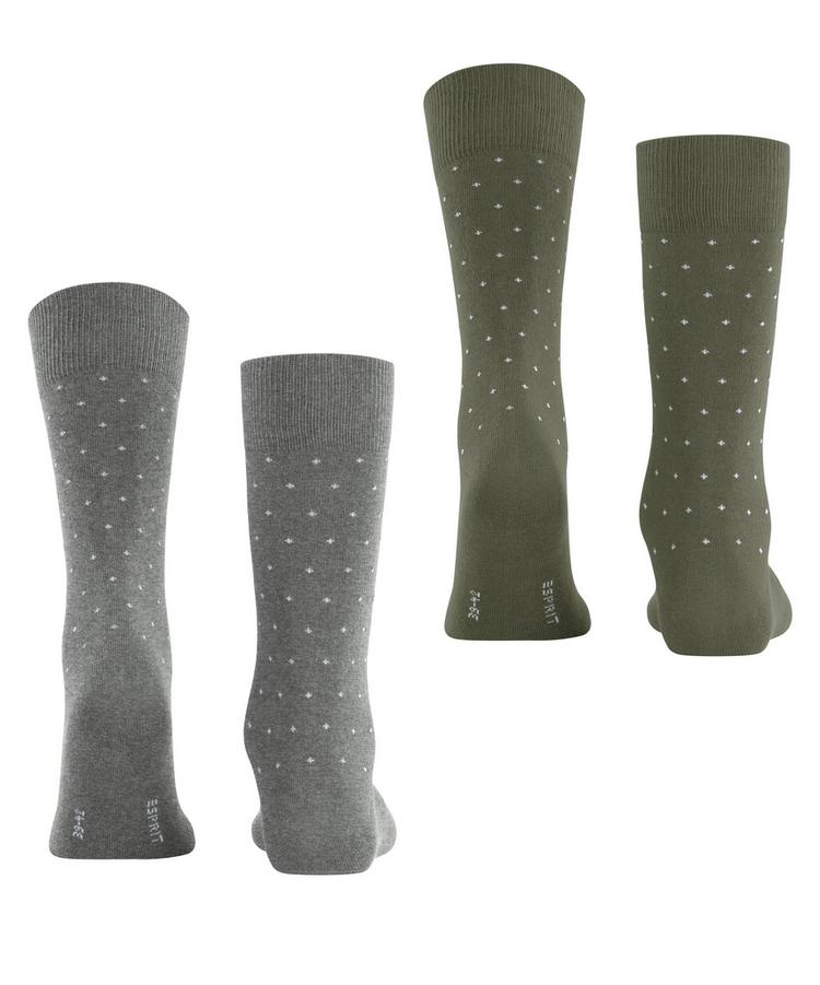 ESPRIT ESPRIT Fine Dot  2-Pack Socken Herren - sortiment (0030) - 0 | SportScheck