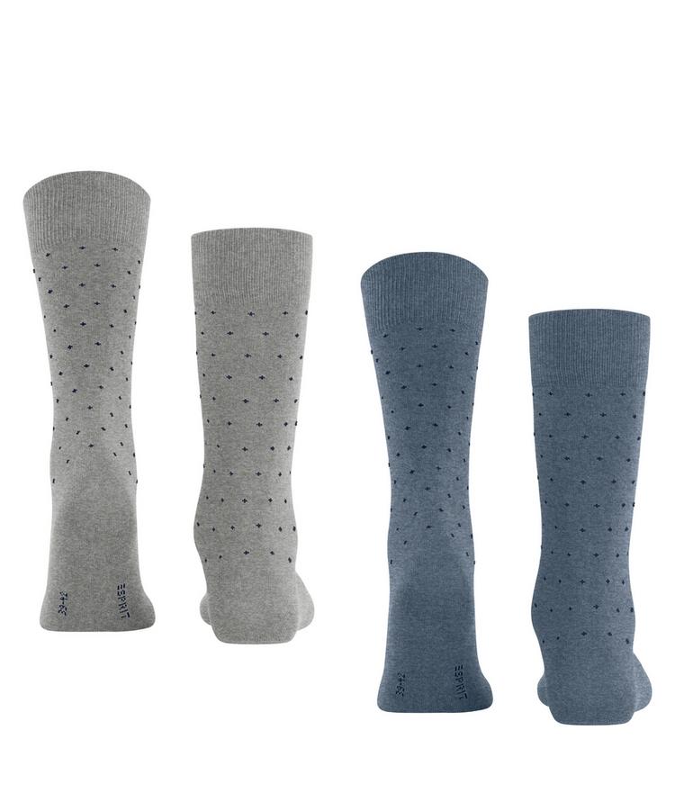 ESPRIT ESPRIT Fine Dot  2-Pack Socken Herren - sortiment (0040) - 0 | SportScheck