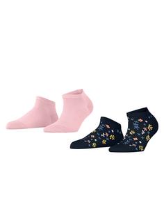 ESPRIT Spring Flowers  2-Pack Freizeitsocken Damen sortiment (0050)
