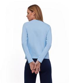 Rückansicht von Falke Langarmshirt T-Shirt Damen sky blue (6807)
