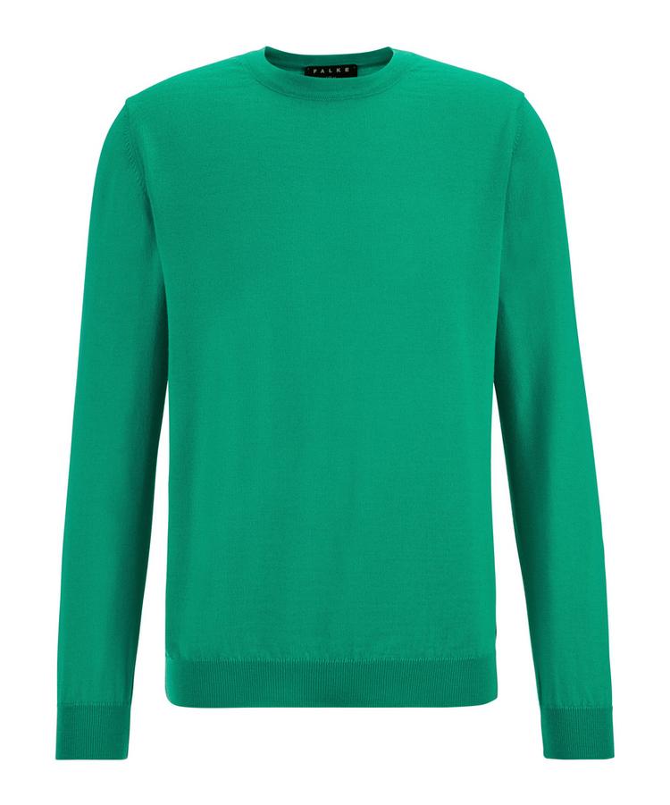 Falke Falke Merino X-Fine Crew Neck Strickpullover Herren - tourmaline (7618) - 0 | SportScheck