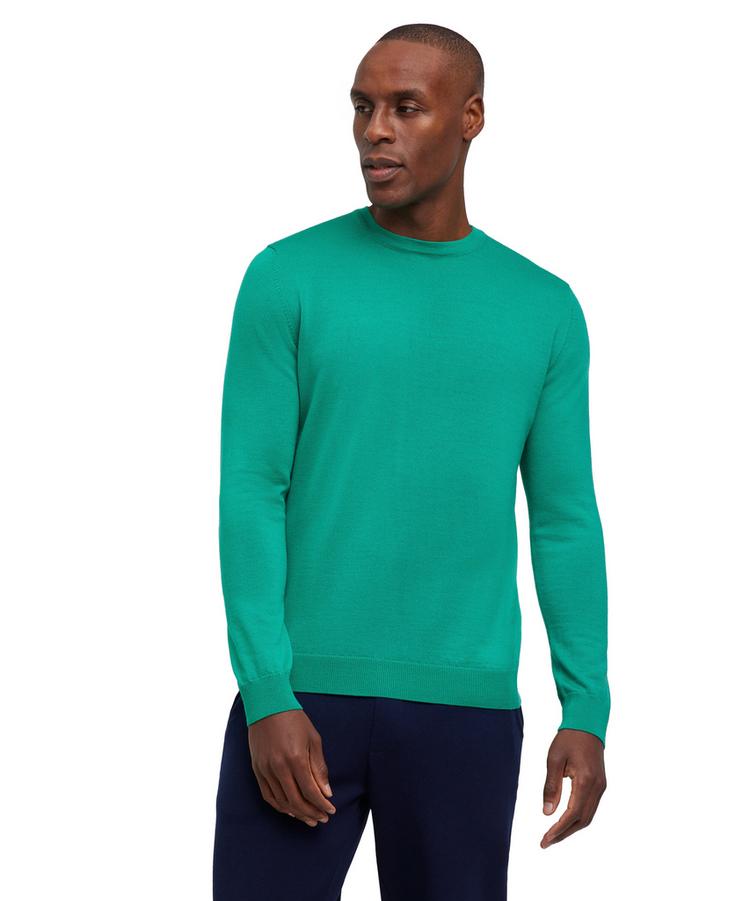 Falke Falke Merino X-Fine Crew Neck Strickpullover Herren - tourmaline (7618) - 0 | SportScheck