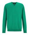 Falke Merino X-Fine V-Neck Strickpullover Herren - pepper green (7618)