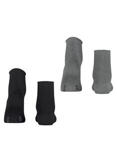 Rückansicht von ESPRIT Fine Mesh  2-Pack Freizeitsocken Damen sortiment (0050)