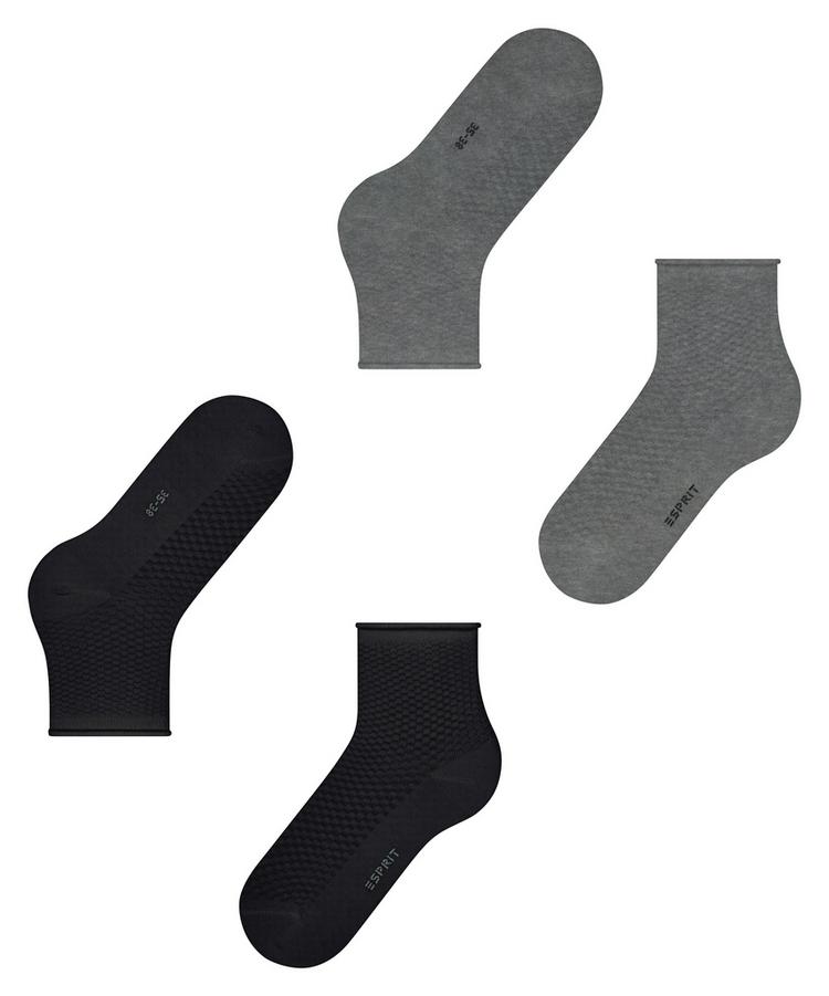 ESPRIT ESPRIT Fine Mesh  2-Pack Socken Damen - sortiment (0050) - 2 | SportScheck