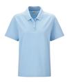 Falke Pima Piqu&eacute; Boxy Poloshirt Damen - sky blue (6807)