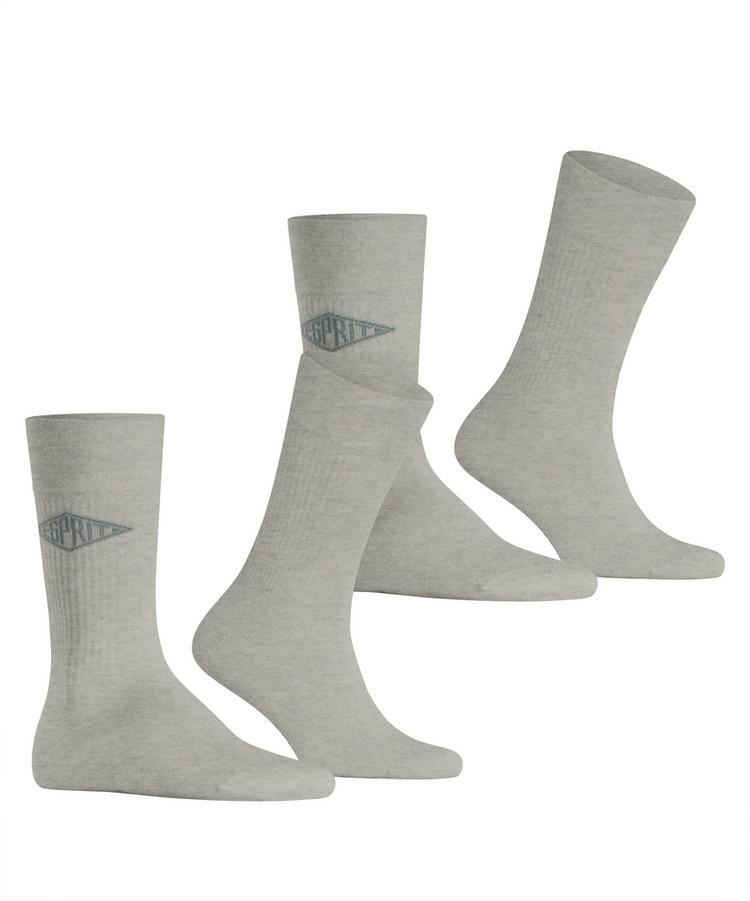 ESPRIT ESPRIT Unisex Logo SO  2-Pack Socken Herren - storm grey (3820) - 0 | SportScheck