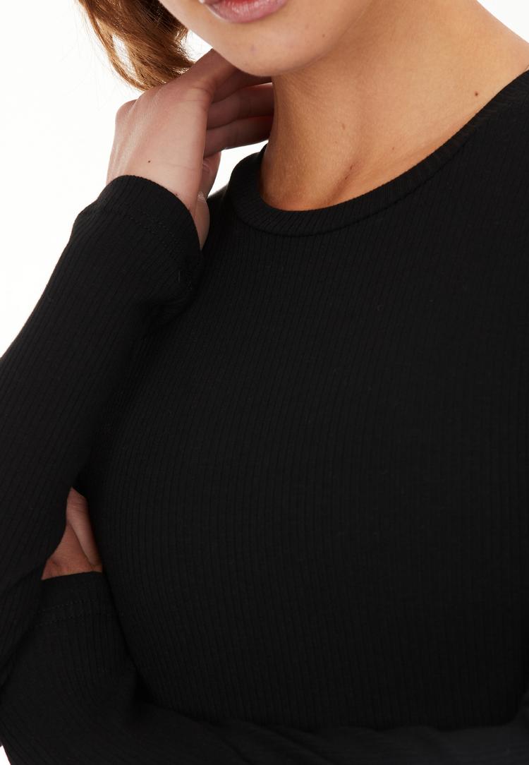 Athlecia Athlecia Lankae Langarmshirt Damen - 1001 Black - 1 | SportScheck