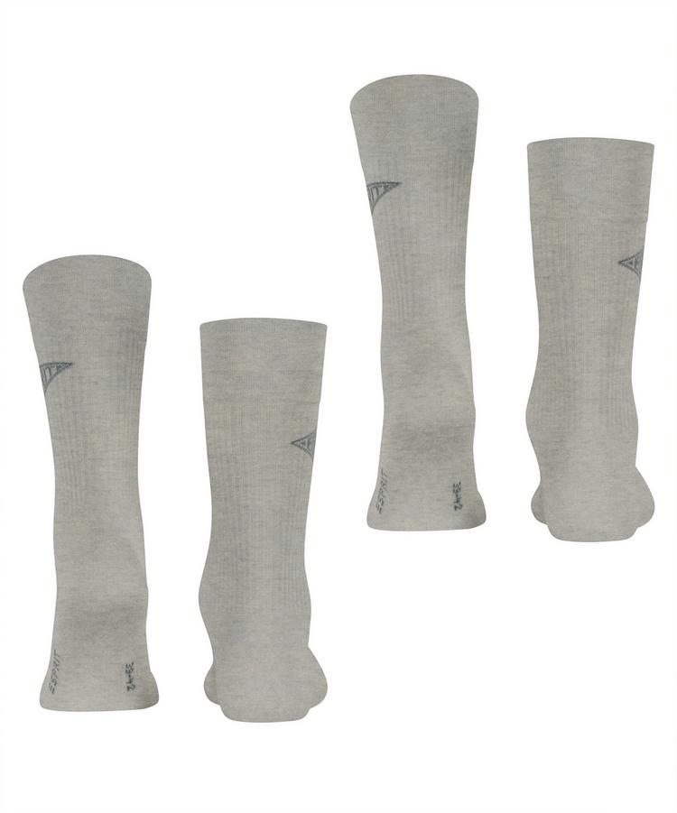 ESPRIT ESPRIT Unisex Logo SO  2-Pack Socken Herren - storm grey (3820) - 0 | SportScheck