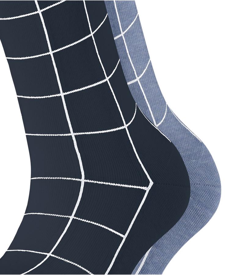 ESPRIT ESPRIT Sketched Grid 2-Pack Socken Damen - sortiment (0040) - 1 | SportScheck
