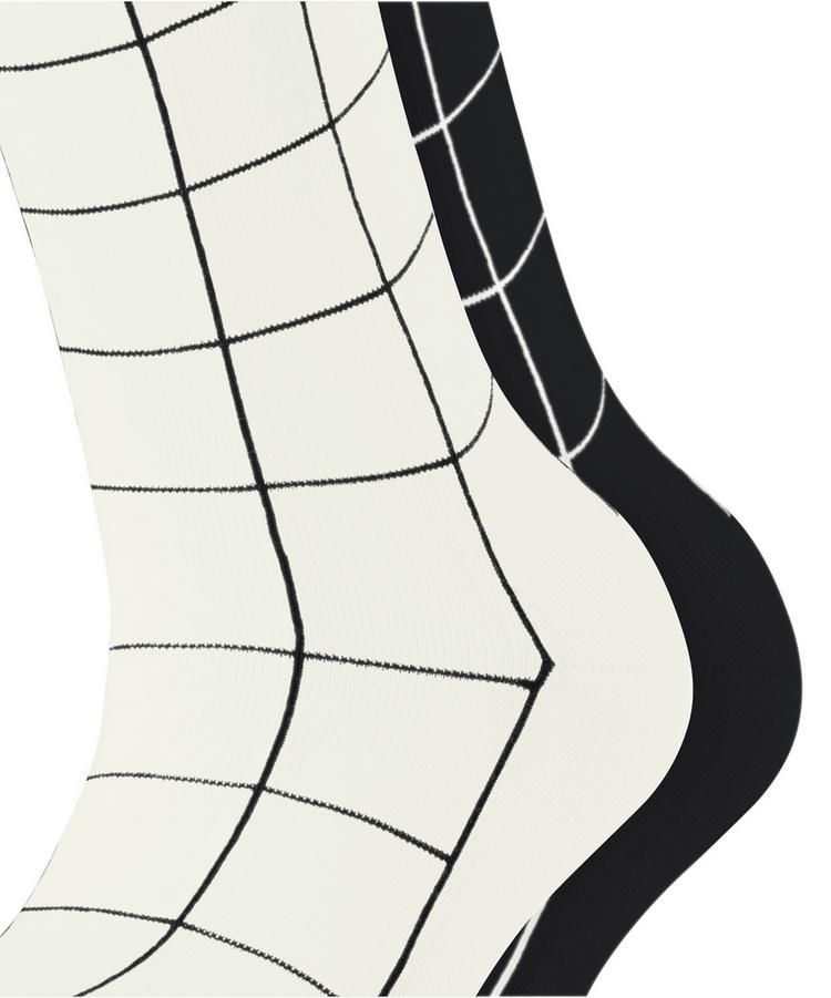 ESPRIT ESPRIT Sketched Grid 2-Pack Socken Damen - sortiment (0050) - 1 | SportScheck