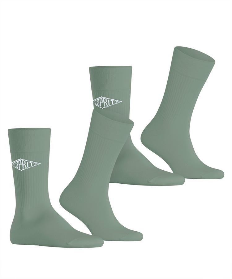 ESPRIT ESPRIT Unisex Logo SO  2-Pack Socken Herren - frosty grey (7180) - 0 | SportScheck