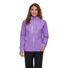 Rückansicht von Mammut Aenergy TR Hooded Hardshelljacke Damen lavandin