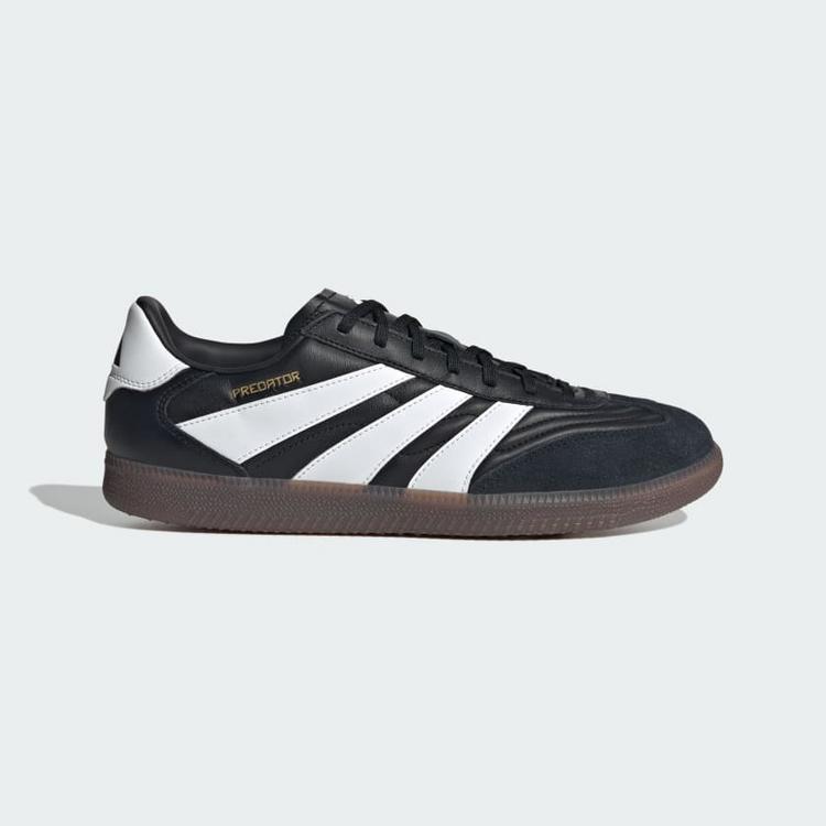 adidas adidas Predator Freestyle IN Fu&szlig;ballschuh Fu&szlig;ballschuhe - Core Black / Cloud White / Gold Metallic - 7 | SportScheck