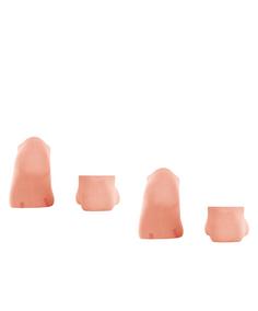 Rückansicht von ESPRIT Uni  2-Pack Freizeitsocken Damen apricot (8790)