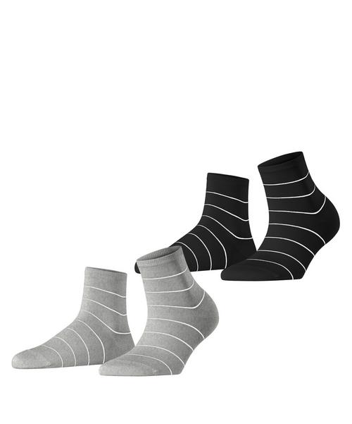 ESPRIT Fine Line  2-Pack Socken Damen
