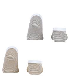 Rückansicht von ESPRIT Allover Stripe   2-Pack Freizeitsocken Damen sortiment (0190)
