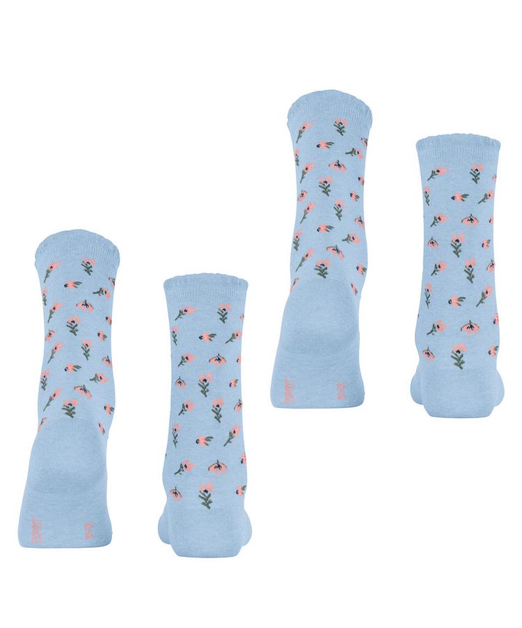 ESPRIT ESPRIT Petite Flowers SO  2-Pack Socken Damen - cloud (6293) - 0 | SportScheck